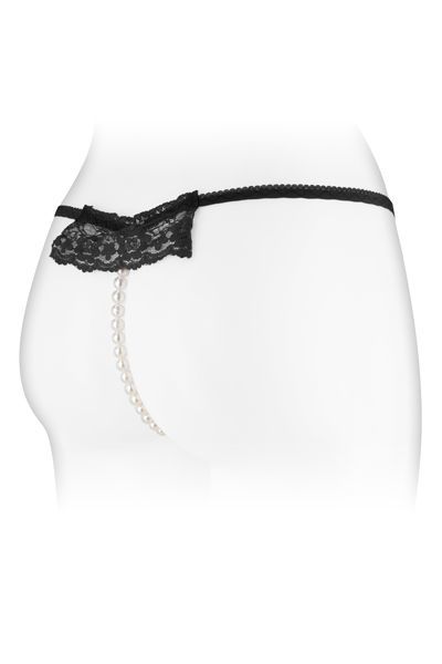Трусики стрінги з перлинною ниткою fashion secret katia black Трусики стрінги з перлинною ниткою fashion secret katia black