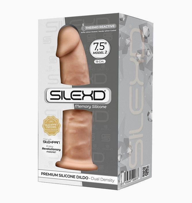 Фалоімітатор silexd henry flesh (model 2 size 7.5in), двошаровий, силікон + silexpan, діаметр 4,8 см Фалоімітатор silexd henry flesh (model 2 size 7.5in), двошаровий, силікон + silexpan, діаметр 4,8 см
