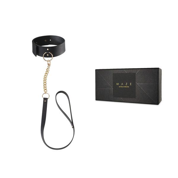 Чокер bijoux indiscrets maze – wide chocker black Чокер bijoux indiscrets maze – wide chocker black