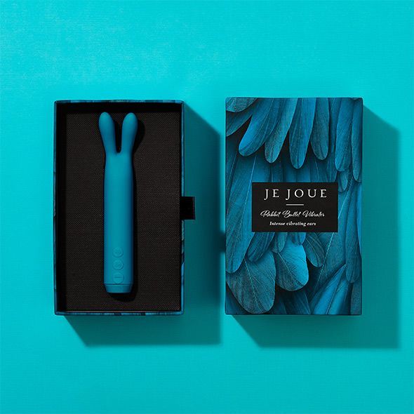 Вібратор з вушками je joue rabbit bullet vibrator teal, глибока вібрація Вібратор з вушками je joue rabbit bullet vibrator teal, глибока вібрація