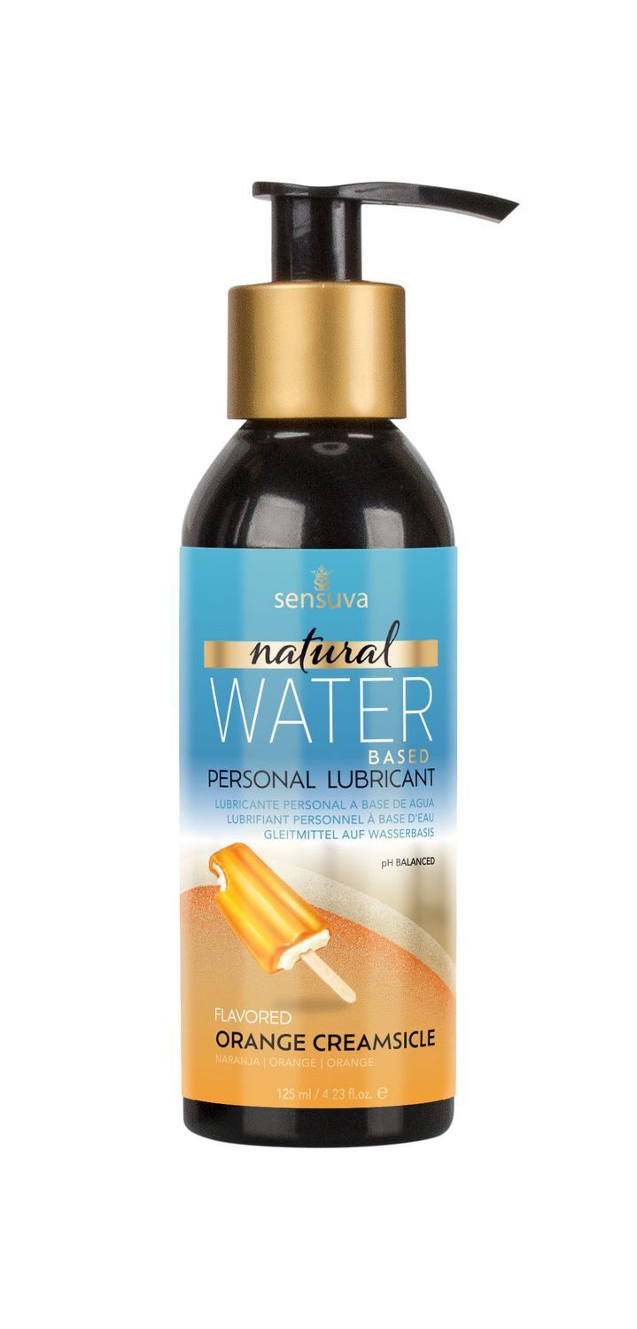 Змазка на водній основі sensuva natural water based orange creamsicle 125мл без гліцерину, парабенів Змазка на водній основі sensuva natural water based orange creamsicle 125мл без гліцерину, парабенів
